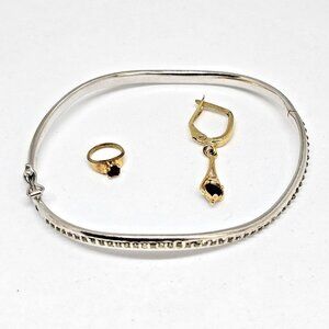 14K Gold Jewelry Scrap Lot of 6.03 grams. Bracelet Earring Charm